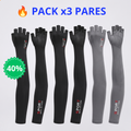 x3 Pares - Mangas Solares Protección UV ☀️🌡️